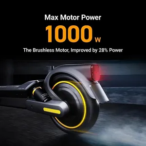 Ninebot G2 MAX 2023 güçlü hareketlilik ab depo iki büyük tekerlekler hızlı elektrikli scooter - Product Image 5