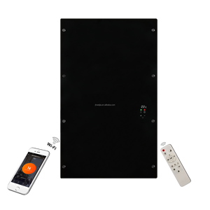 Termostato di programmazione digitale vetro 15 spessore 7*24 ore settimanali Timer 600W specchio a infrarossi pannello in cristallo di carbonio riscaldatori - Product Image 2