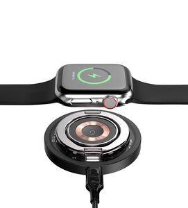 3 in 1磁気ワイヤレス充電ステーション15W急速充電器iPhone用Android携帯電話イヤフォンApple Watchオールインワンパワードック - Product Image 1