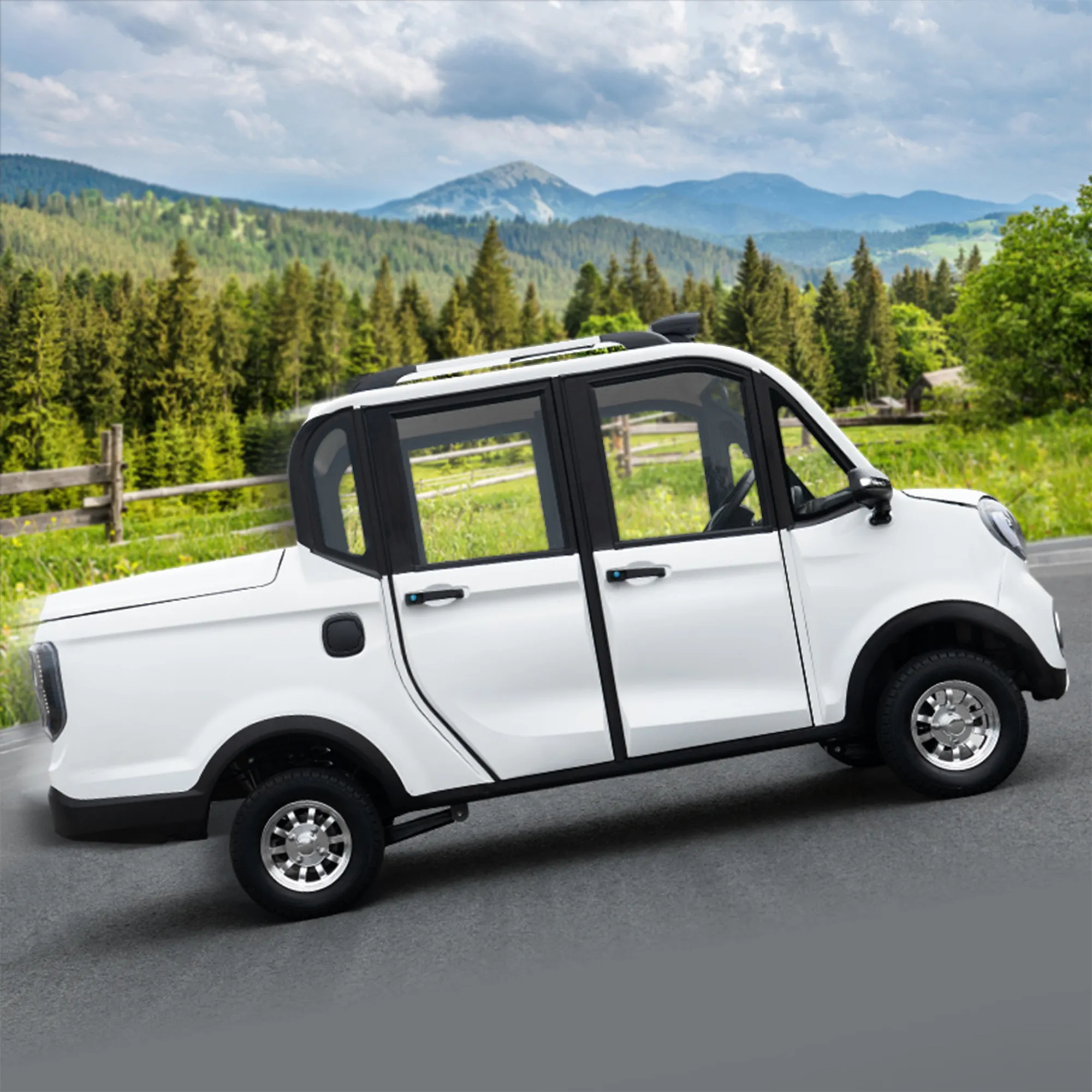 Em estoque Shineray T3 Camionete elétrica chinesa barata com volante à direita 124ps Mini Caminhões de Carga