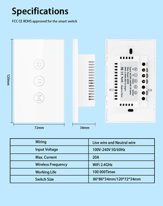El controlador de Motor automático XZJ funciona con CA 110V/220V sin necesidad de concentrador, fácil instalación DIY Módulo de interruptor inteligente de 1 canal - Product Image 6