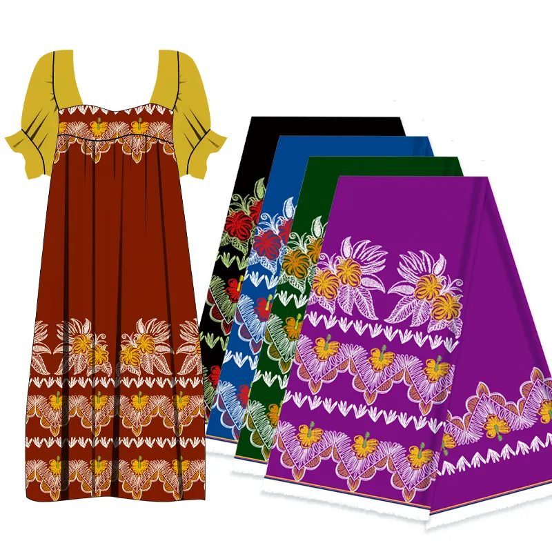 Vestido feminino havaiano floral festa à noite, novo design digital de estampa estilo da ilha poliéster festa à noite 2022