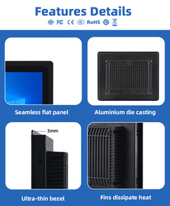 Dimensioni personalizzate nit 1000 anti abbagliamento incorporato monitor lcd android LED 15.6 pollici 21.5 pollici capacitivo Touch Screen Monitor industriale - Product Image 3