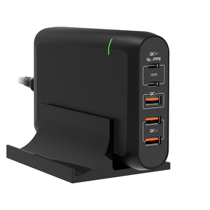 CE ETL KC PSE通用多端口100W高速笔记本电脑双USB PD QC3.0充电器快速旅行多端口适配器 - Product Image 1