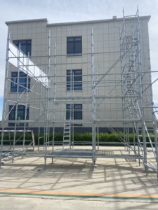 Andamio de bloqueo de anillo de metal Construcción Modular Ringlock Andamio para construcción de edificios