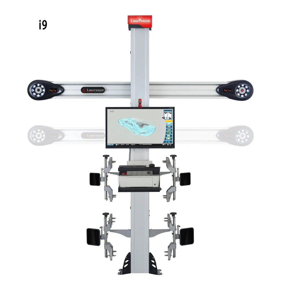 Máquina de alineación de ruedas 3d automática, tecnología de medición avanzada, alineación de neumáticos de coche, alineación de cuatro ruedas para distribuidor