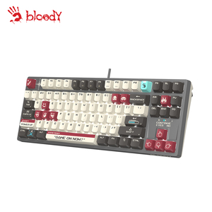 <span class=keywords><strong>A4Tech</strong></span> sangrento S87 BLMS 87-chave RGB Backlit teclado mecânico Interface USB Hot-swappable 4M Onboard 1000Hz Relatório taxa novo