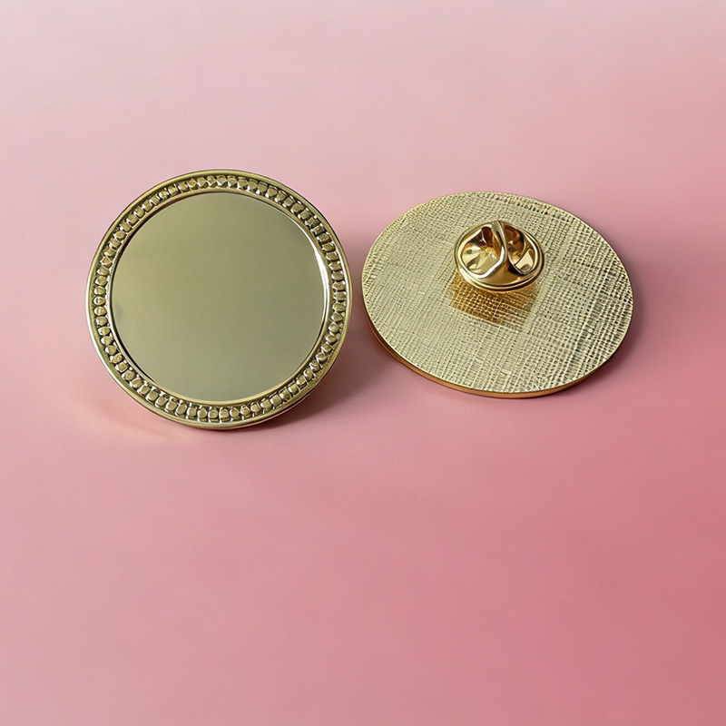 Cercle doré de 35 mm avec bordure en dentelle