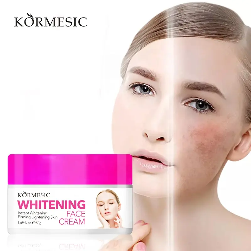 Kormesic – crème éclaircissante pour le visage au collagène, rafraîchissante, hydratante, raffermissante, réparatrice, escargot, crème pour le visage