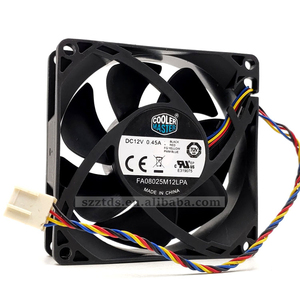 Ventilador de refrigeración FA08025M12LPA de 80mm, 12V, 0.45A, 8025, 8cm, para CPU, PSU, servidor de 4 pines, 4 líneas con PWM - Product Image 2