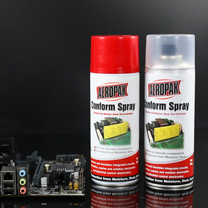 Aerosol 400ml màu đỏ điện cách điện véc ni conformal lớp phủ phun cho các thành phần điện rõ ràng - Product Image 4