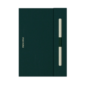 148x210mm Corrugated Paper <strong>With</strong> <strong>Foil</strong> Stamp and Oil Painting <strong>Edge</strong> Case Binding Customizable Book <strong>Notebooks</strong> - Product Image 3