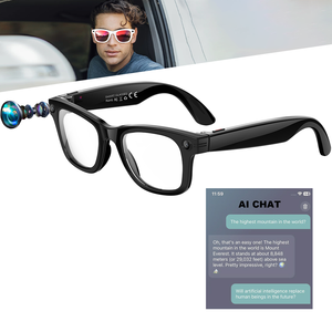 מותאם אישית משקפיים חכם 500w מצלמה ai זיהוי תמונה chatgpt תרגום דו לשוני טעינה מגנטית - Product Image 1