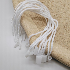 Cadena de etiqueta colgante común de PVC al por mayor cerradura de etiqueta colgante normal con sellos de bucle oscilante para etiqueta de ropa cuerda accesorios de ropa - Product Image 2