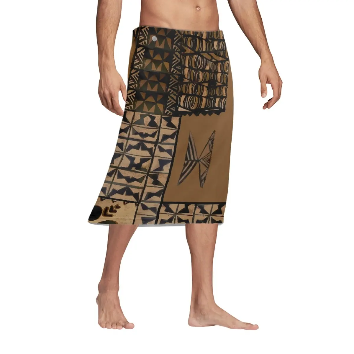 Vestido havaiano estilo tribo africano direto da fábrica, roupa casual masculina fantasia, vestido envoltório estampado sob demanda, saia havaiana respirável