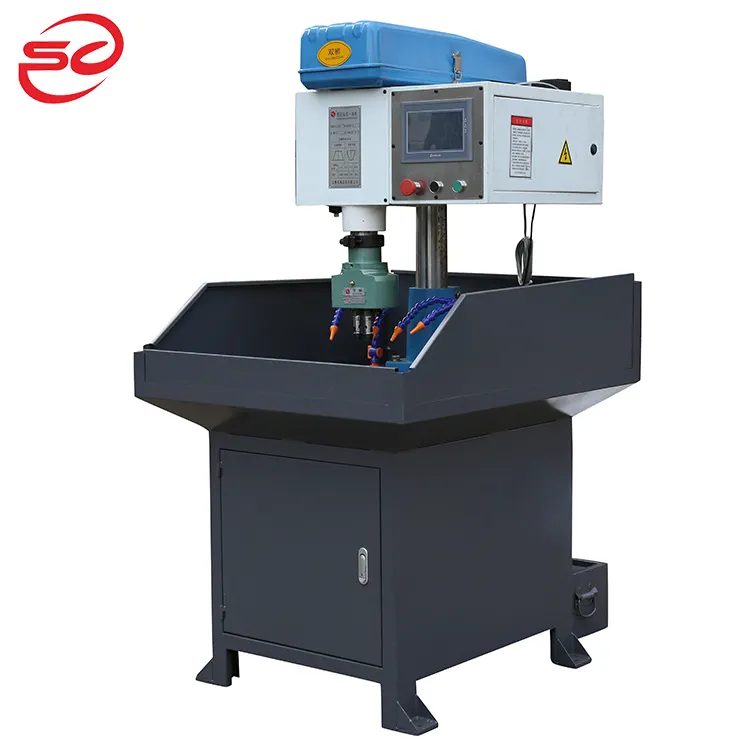 SS-CN23 Tipo de tabla automática de doble eje de control digital máquina de perforación vertical electrónico cnc de escritorio máquina de perforación