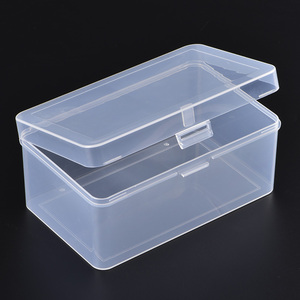 定制标志包装硬空透明盒容器可堆叠小塑料厨房储物工具箱 - Product Image 2