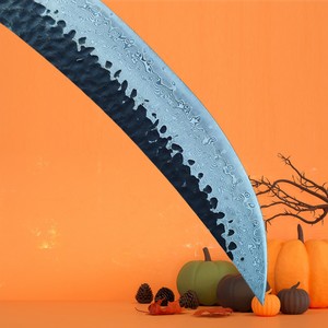 手工定制日本大马士革钢锤坑纹理<span class=keywords><strong>DIY</strong></span>厨房厨师牛排刀空白刀片固定刀片刀片