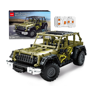 1/14 Dual-Fernbedienung Offroad-Kletter fahrzeug Baustein Kit RC Rennwagen programmier bares Spielzeug für Jungen Geschenk zusammenbauen - Product Image 1
