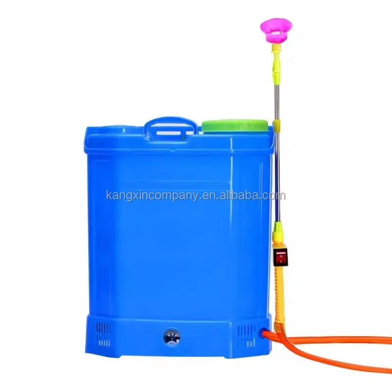 Pesticida eléctrico jardín mochila máquina de pulverización agrícola bomba rociador 16L batería recargable alimentado