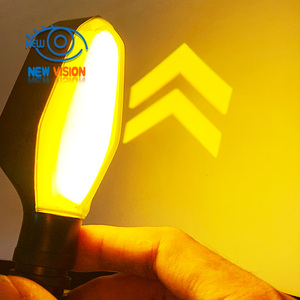 New <strong>LED</strong> Turn Signal Light RGB Color DRL Amber Underglow Projection Lamp Sequential Flowing Flash Indicator Light for Motorcycle - Product Image 2