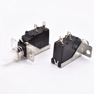 KDC A04 2 yüksek akım 4 pin kendinden kilitleme anahtarı dış yay basmalı düğme anahtarı - Product Image 5