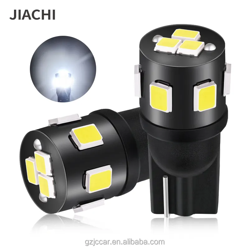 Светодиодная лампа JIACHI для W5W T10, без ошибок, 12 В, 194 168 501, 9smd, белый, красный, желтый, синий, оптовая продажа, автомобильная индикаторная лампа