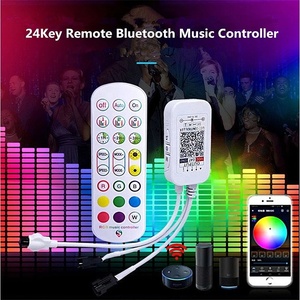 Новый беспроводной контроллер светодиодной ленты DC5-24V 24key ИК-пульт дистанционного управления смарт-приложение пикселей диммер контроллер для WS2812B WS2811 LED пиксель полосы светодиодный модуль