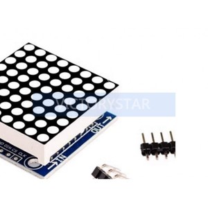 MAX7219 dot <strong>matrix</strong> module control microcontroller <strong>driver</strong> <strong>LED</strong> display redbluegreen 1bit bluMAX7219 is an integrated serial inputo - Product Image 1