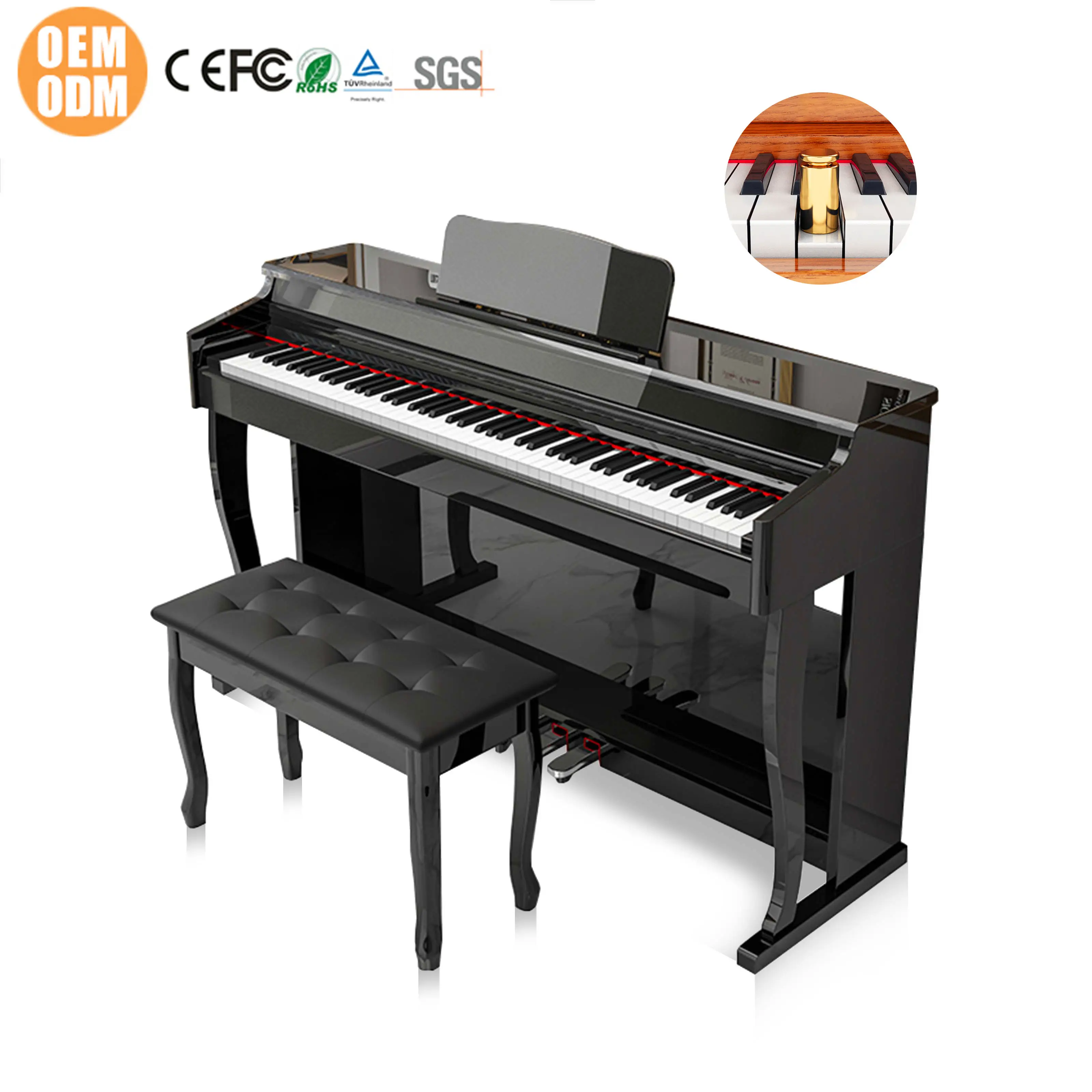 بيانو رقمي LeGemCharr 88 مفتاح instrumentos profecional musicales بيانو 88 سعر مفتاح بيانو كهربائي