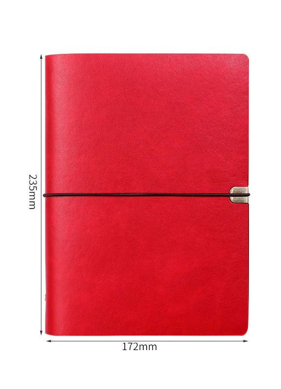 Red retro strap book