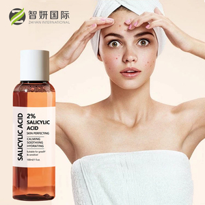 Nhãn hiệu riêng tự nhiên hữu cơ 2% BHA mực Vegan lỏng chăm sóc da mặt tẩy tế bào chết làm rõ chăm sóc mụn trứng cá với axit salicylic - Product Image 5