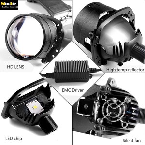 Otomatik aydınlatma sistemleri kafa lambaları led h4 h7 9005 merhaba düşük noktasal ışın demeti ışık bi led lens - Product Image 2