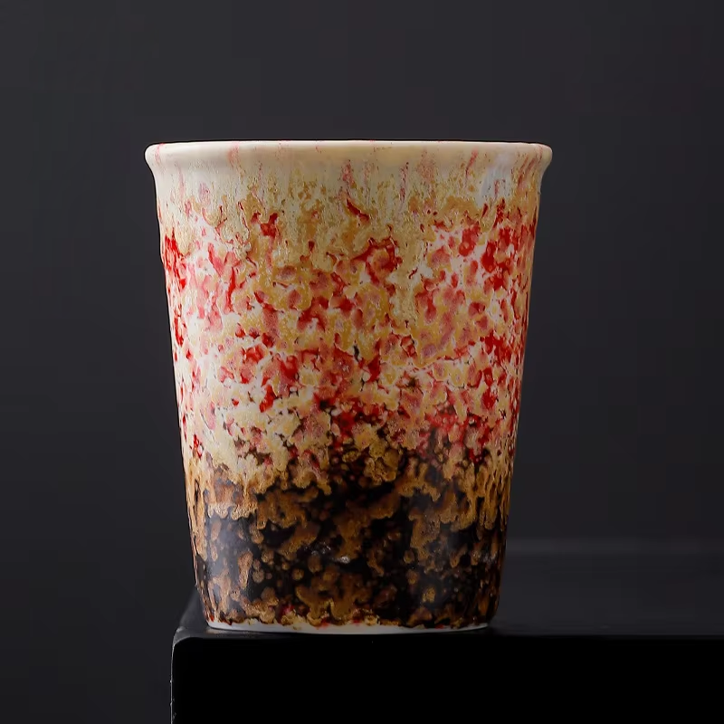 Coke Cup - Ink Splash - Cherry Blossom Yellow