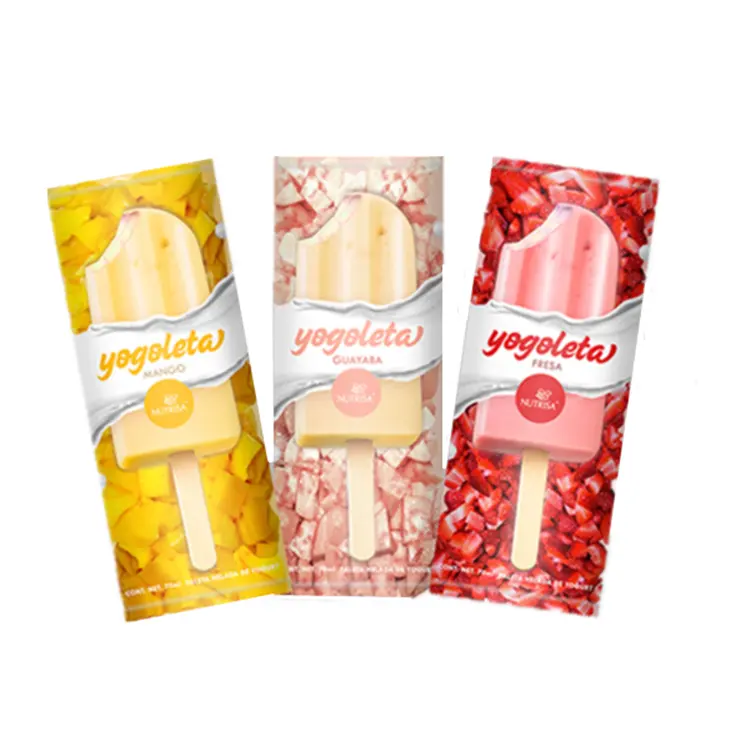 कस्टम मुद्रित आइसक्रीम पॉप Popsicle पैकेजिंग बैग