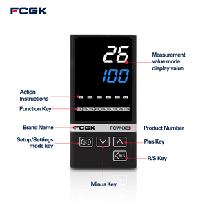 FCWK402 48*96mm Auto Tuning <strong>Pid</strong> Temp <strong>Controller</strong> with <strong>Ssr</strong>+relay <strong>Output</strong> 0.5% Accuracy Supports OEM and ODM - Product Image 2