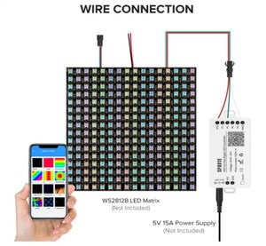 WS2812B WS2811 Controller WiFi LED, controllo App iOS Android DC 5V ~ 24V SP801E Driver LED per luce modulo digitale - Product Image 5