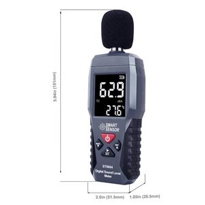 智能传感器ST9604数字声级计噪声测试仪分贝计手持式音频声级监视器范围30-130db