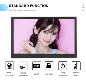 Shenzhen Digital Signage ЖК-монитор рекламы 15,6 дюймов рекламный медиавидеоплеер со слотом для SD-карты - Product Image 2
