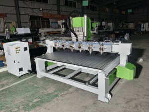 Alta eficiencia China Multi Head Rotary 4 Axis 3D Wood Cnc Router Machine 6 Heads Carpintería Cnc Router - Product Image 2