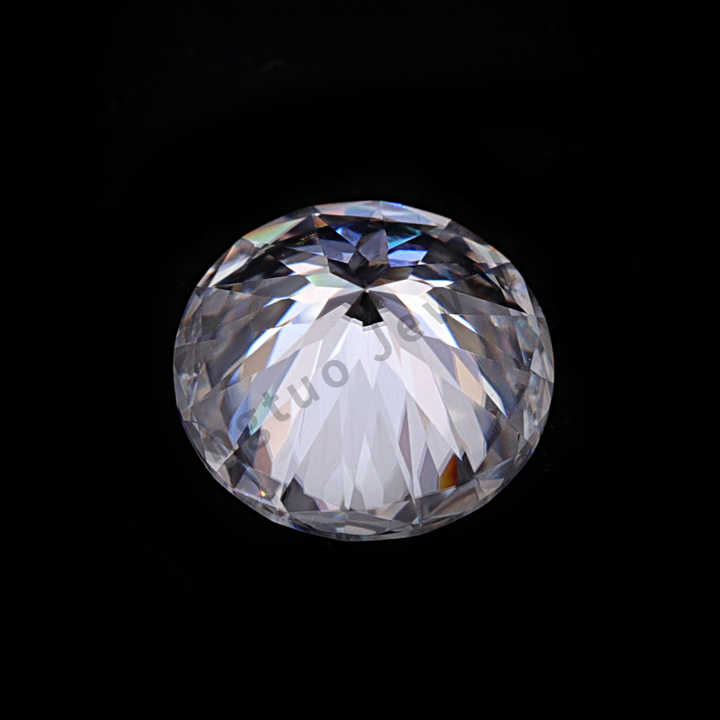 Vente en gros de surface de coupe de prunier D Vvs1 9ct moissanite certifiée Gra 7.5mm 1.5ct Moissanite de laboratoire prix du diamant