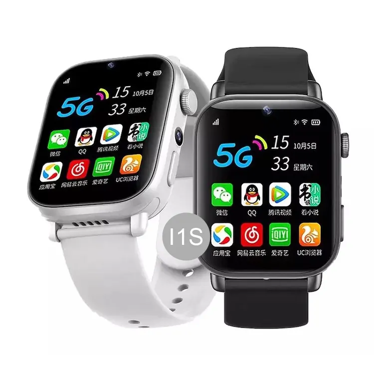 I1s Smartwatch Bracelet avec moniteur de fréquence cardiaque Cadran Temps Passomètre Écran tactile Smart Watch 4 Heures Montre