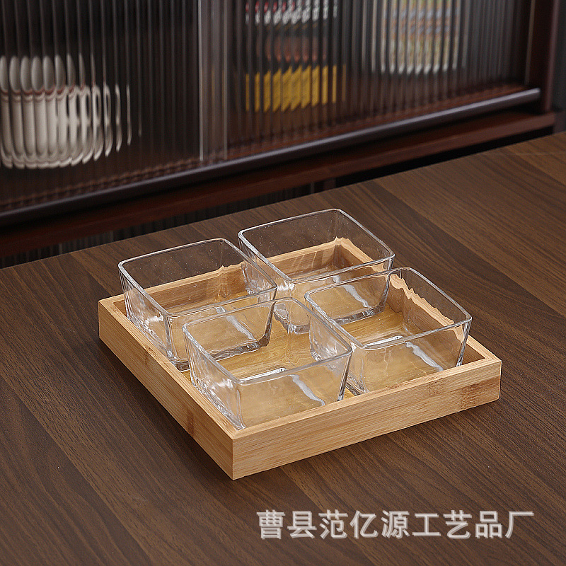 4-square bamboo transparent