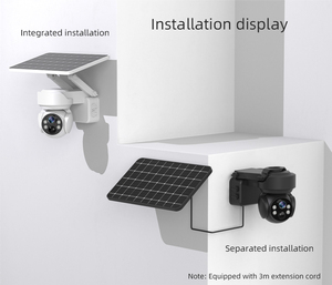 Createrway Smart PTZ Dome Outdoor Security <strong>Camera</strong> Wifi 4G Wireless IP Solar Powered Free Battery CMOS <strong>Sensor</strong> <strong>Memory</strong> Card Storage - Product Image 3