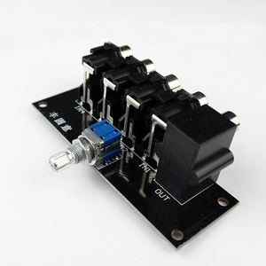 Audio Signal Switch <strong>Input</strong> Selection Board RCA 4 Ways Audio <strong>source</strong> Signal Relay Selector Switching Board for Home Theater - Product Image 5