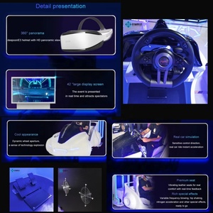 HOT 4D Full Motion Sim Racing Motion Systems Simulador Cabina Rig con volante Pedales de freno Embrague para Logitech PS4 PC - Product Image 6