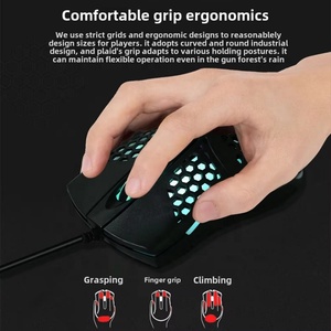 Mouse con cavo cavo luce posteriore a LED Mouse ottico per giochi USB Mouse per Computer portatile/Desktop 4D PC uso casa e ufficio - Product Image 4