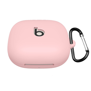 ソフトシリコンカバーヘッドフォンヘッドホンイヤホン充電ボックスシェルケースBeats Powerbeats Pro 2用キーチェーン付き - Product Image 4