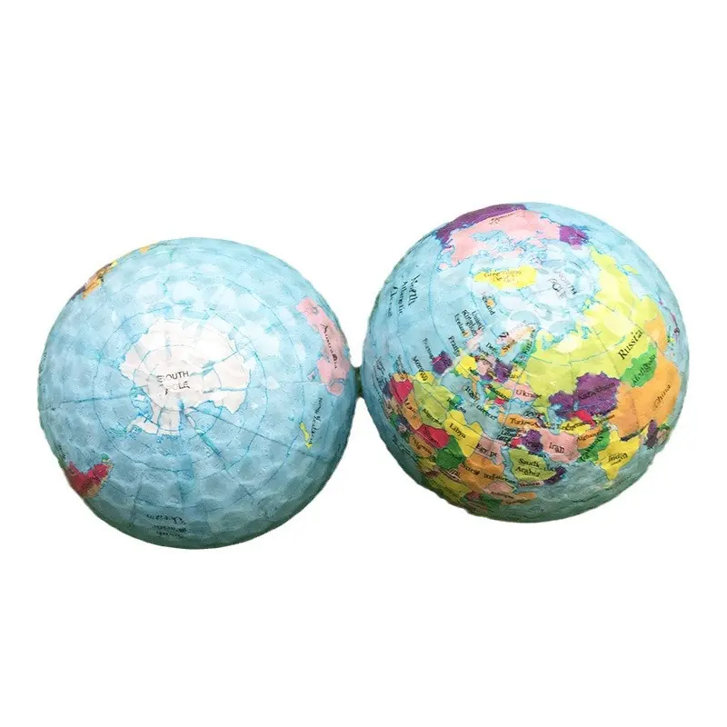 Bolas de golfe com globo personalizado, bolas de golfe ecológicas e biodegradáveis