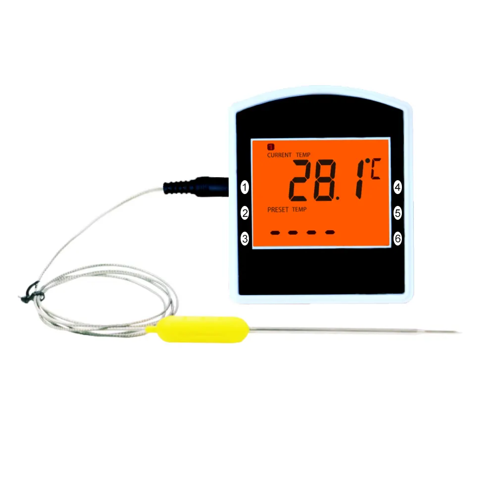 Thermomètre WiFi à affichage LCD pour la cuisson des aliments, outil de mesure de la température, capteur numérique